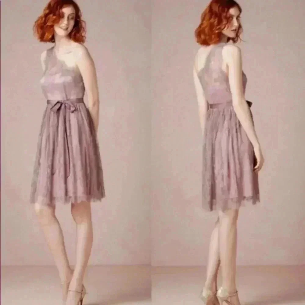 Anthropologie Vat Et Vien Ariel One Shoulder Dress